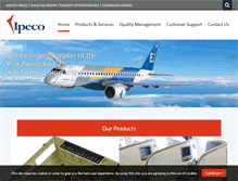 Tablet Screenshot of ipeco.com